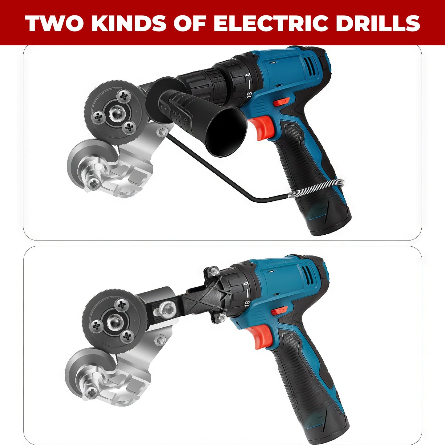 🎉 New Year Sale 50% OFF🎉Titanium Drill Nibbler – Sheet Metal Cutting Tool