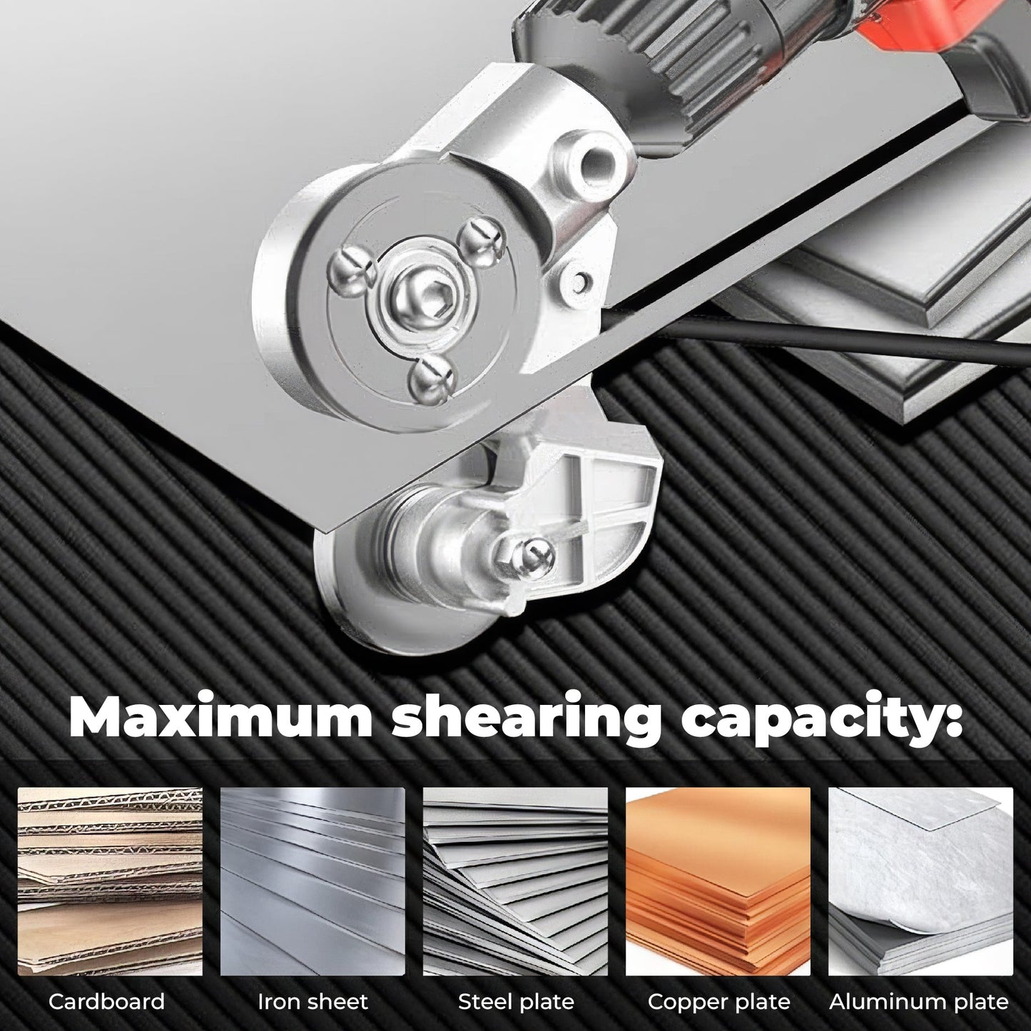 🎉 New Year Sale 50% OFF🎉Titanium Drill Nibbler – Sheet Metal Cutting Tool