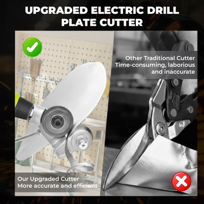 🎉 New Year Sale 50% OFF🎉Titanium Drill Nibbler – Sheet Metal Cutting Tool