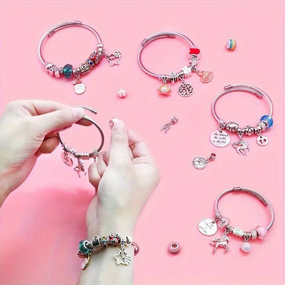 🎅49% OFF 🎁 Girls Charm Bracelet Making Kit