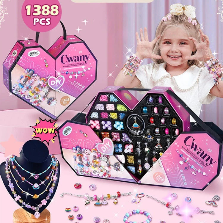 🎅49% OFF 🎁 Girls Charm Bracelet Making Kit
