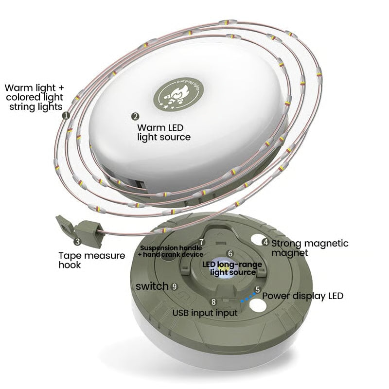 🎄💥Outdoor Waterproof Portable Storage Light