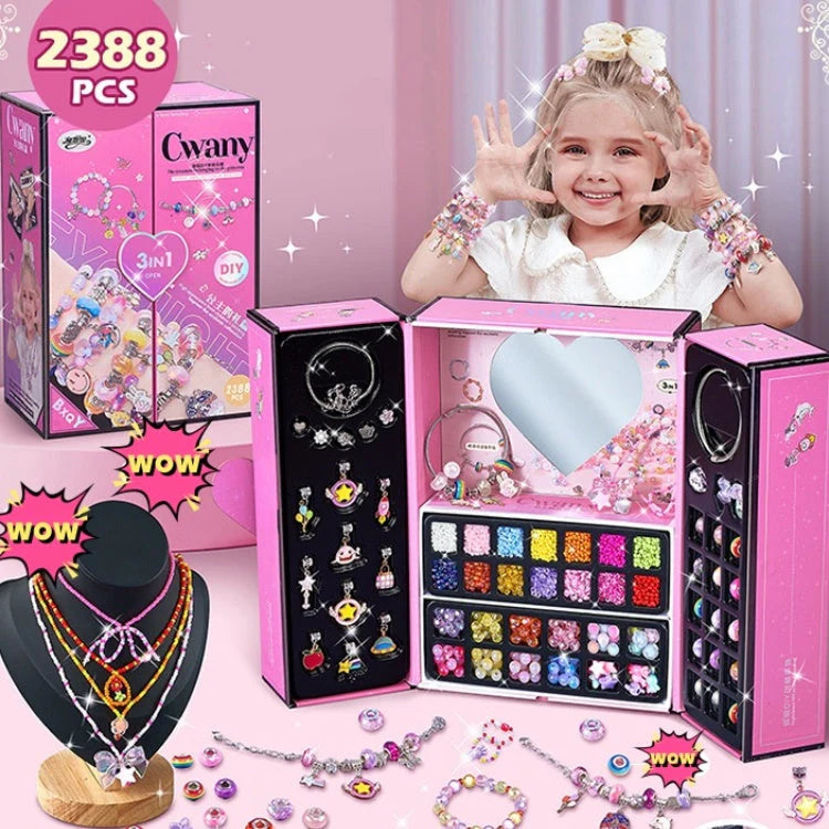🎅49% OFF 🎁 Girls Charm Bracelet Making Kit