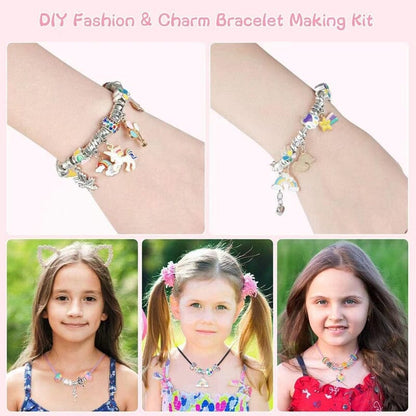🎅49% OFF 🎁 Girls Charm Bracelet Making Kit