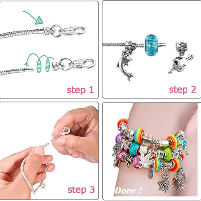 🎅49% OFF 🎁 Girls Charm Bracelet Making Kit