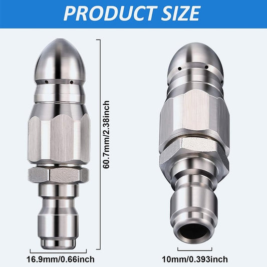 🌀1/4" Quick Connect Stainless Nozzle Set